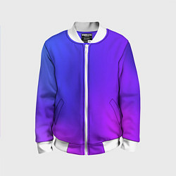 Детский бомбер Color multicolored gradient