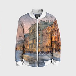 Детский бомбер Зимний Санкт-Петербург