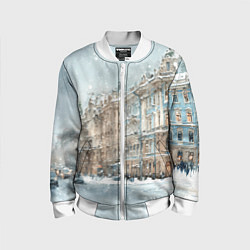 Детский бомбер Снежный день в Санкт-Петербурге