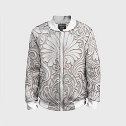 Детский бомбер Вензельные цветы