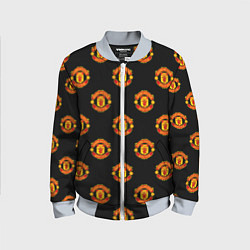 Детский бомбер Manchester United Pattern