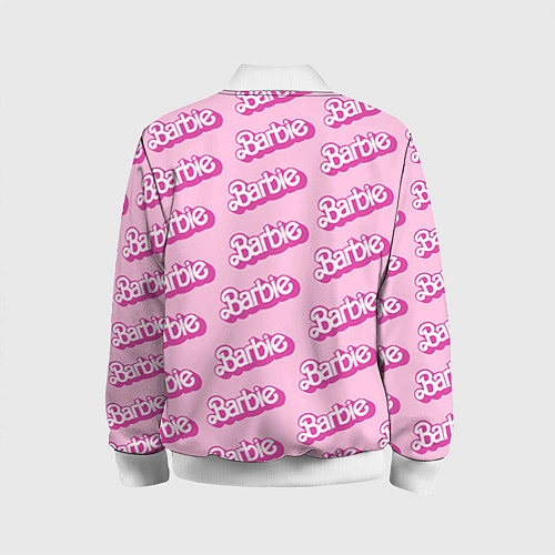 Детский бомбер Barbie Pattern / 3D-Белый – фото 2