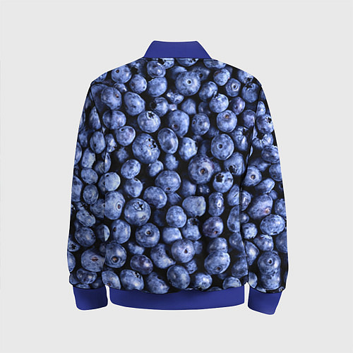 Детский бомбер Черника / 3D-Синий – фото 2