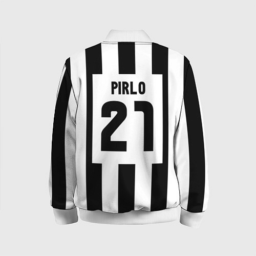 Детский бомбер Juventus: Pirlo / 3D-Белый – фото 2