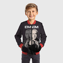 Бомбер детский Eminem: You, цвет: 3D-красный — фото 2