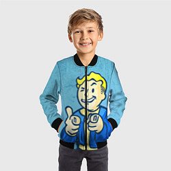 Бомбер детский Fallout: It's okey, цвет: 3D-черный — фото 2
