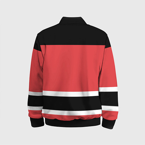 Детский бомбер New Jersey Devils / 3D-Черный – фото 2