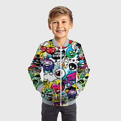 Бомбер детский Bombing, цвет: 3D-серый — фото 2