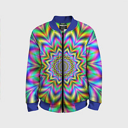Детский бомбер Красочная иллюзия