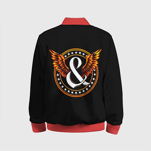 Детский бомбер Of Mice & Men / 3D-Красный – фото 2