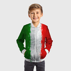 Бомбер детский Italian, цвет: 3D-белый — фото 2