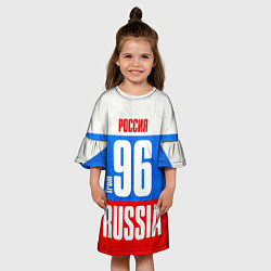 Платье клеш для девочки Russia: from 96, цвет: 3D-принт — фото 2