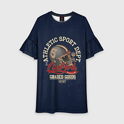 Платье клеш для девочки Team t-shirt 14, цвет: 3D-принт