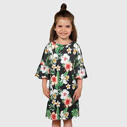 Платье клеш для девочки Фэшн 4, цвет: 3D-принт — фото 2