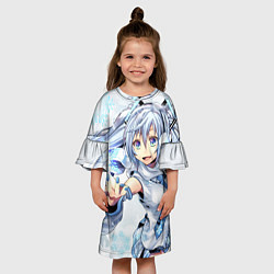 Платье клеш для девочки Hatsune Miku, цвет: 3D-принт — фото 2