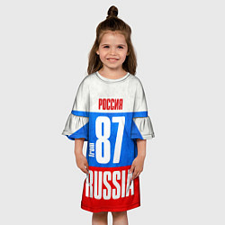 Платье клеш для девочки Russia: from 87, цвет: 3D-принт — фото 2