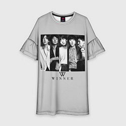 Платье клеш для девочки Winner K-Pop, цвет: 3D-принт