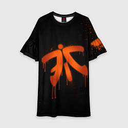 Платье клеш для девочки Fnatic: Black collection, цвет: 3D-принт