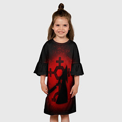 Платье клеш для девочки Silent Hill: Dark Faith, цвет: 3D-принт — фото 2