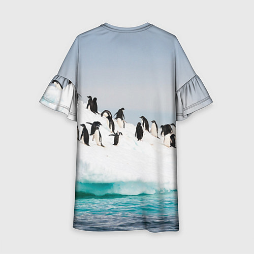 Детское платье Пингвины на айсберге / 3D-принт – фото 2