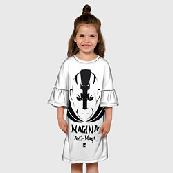 Платье клеш для девочки Magina: Anti-Mage, цвет: 3D-принт — фото 2