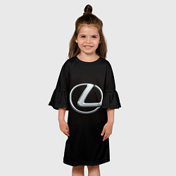 Платье клеш для девочки Lexus, цвет: 3D-принт — фото 2