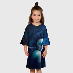 Платье клеш для девочки Evanescence, цвет: 3D-принт — фото 2