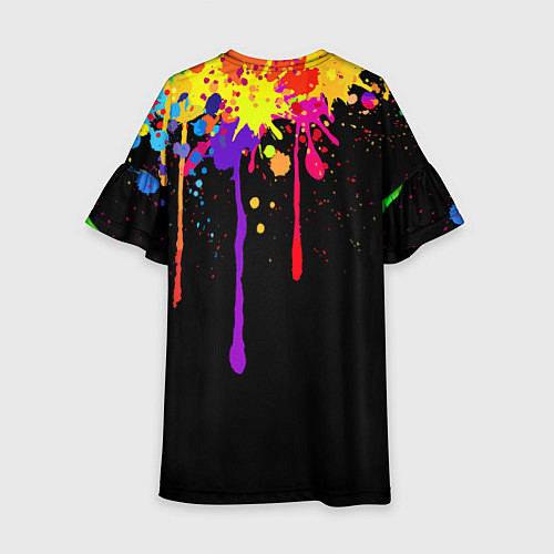 Детское платье Краски / 3D-принт – фото 2