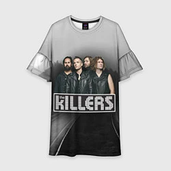 Платье клеш для девочки The Killers, цвет: 3D-принт