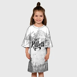 Платье клеш для девочки The Killers: Alpen, цвет: 3D-принт — фото 2