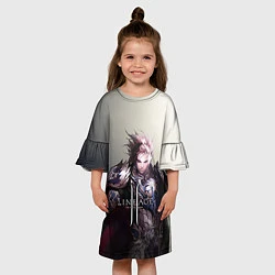 Платье клеш для девочки LineAge II 7, цвет: 3D-принт — фото 2