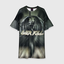Платье клеш для девочки Overkill: Death Angel, цвет: 3D-принт