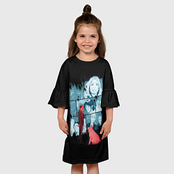 Платье клеш для девочки Black Mirror: Stories, цвет: 3D-принт — фото 2