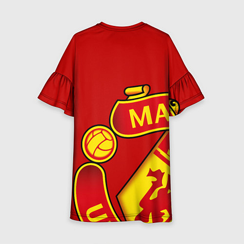 Детское платье FC Man United: Red Exclusive / 3D-принт – фото 2