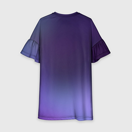 Детское платье Неоновый тигр / 3D-принт – фото 2