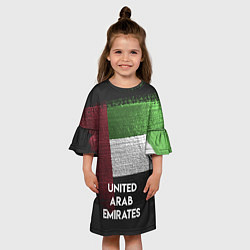 Платье клеш для девочки United Arab Emirates Style, цвет: 3D-принт — фото 2