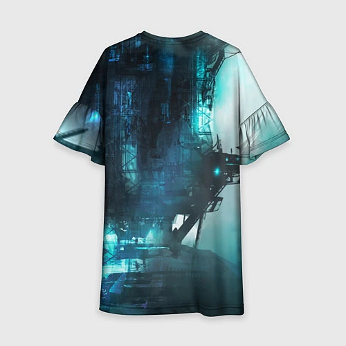 Детское платье Cyberpunk 2077: Techno / 3D-принт – фото 2