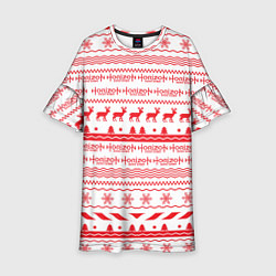 Платье клеш для девочки Horizon Zero Dawn: New Year, цвет: 3D-принт