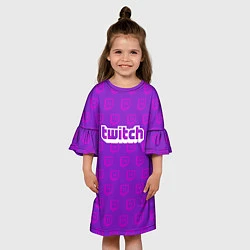 Платье клеш для девочки Twitch Online, цвет: 3D-принт — фото 2