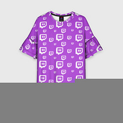 Детское платье Twitch: Violet Pattern