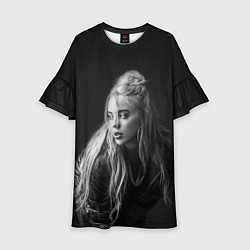 Платье клеш для девочки Billie Eilish: Black Fashion, цвет: 3D-принт