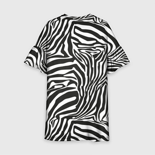 Детское платье Полосы шкура зебры / 3D-принт – фото 2