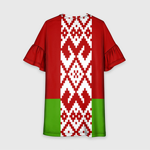 Детское платье Беларусь флаг / 3D-принт – фото 2