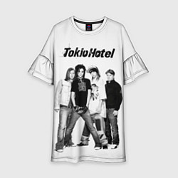 Платье клеш для девочки Tokio Hotel pop rock band, цвет: 3D-принт
