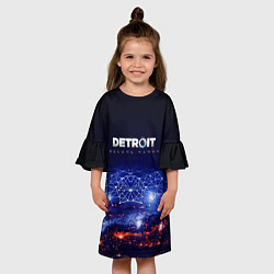 Платье клеш для девочки DETROIT:BECOME HUMAN, цвет: 3D-принт — фото 2