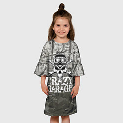Платье клеш для девочки Crazy garage, цвет: 3D-принт — фото 2
