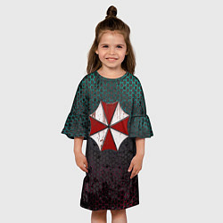 Платье клеш для девочки Umbrella, цвет: 3D-принт — фото 2
