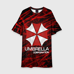 Платье клеш для девочки UMBRELLA CORP, цвет: 3D-принт