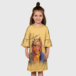 Платье клеш для девочки Arturo Gatti, цвет: 3D-принт — фото 2