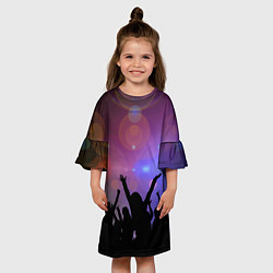 Платье клеш для девочки Пати, цвет: 3D-принт — фото 2